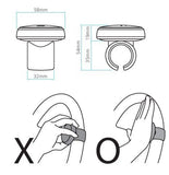 Steering Wheel Spinner, Silicone Power Handle, steering wheel knob Easy installation No tools required (Black)