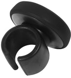 Steering Wheel Spinner, Silicone Power Handle, steering wheel knob Easy installation No tools required (Black)