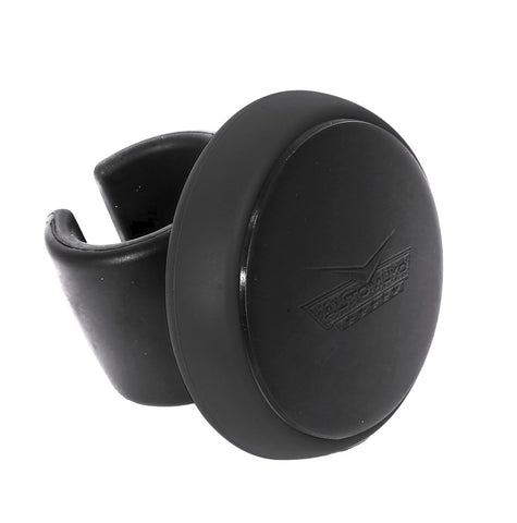 Steering Wheel Spinner, Silicone Power Handle, steering wheel knob Easy installation No tools required (Black)