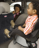 Kick Mats, Car Kick Mats with Organizer - Premium Thick Waterproof Quality Seat Back Protectors - Extra Long Size with Adjustable Straps - Car Seat Back Protectors